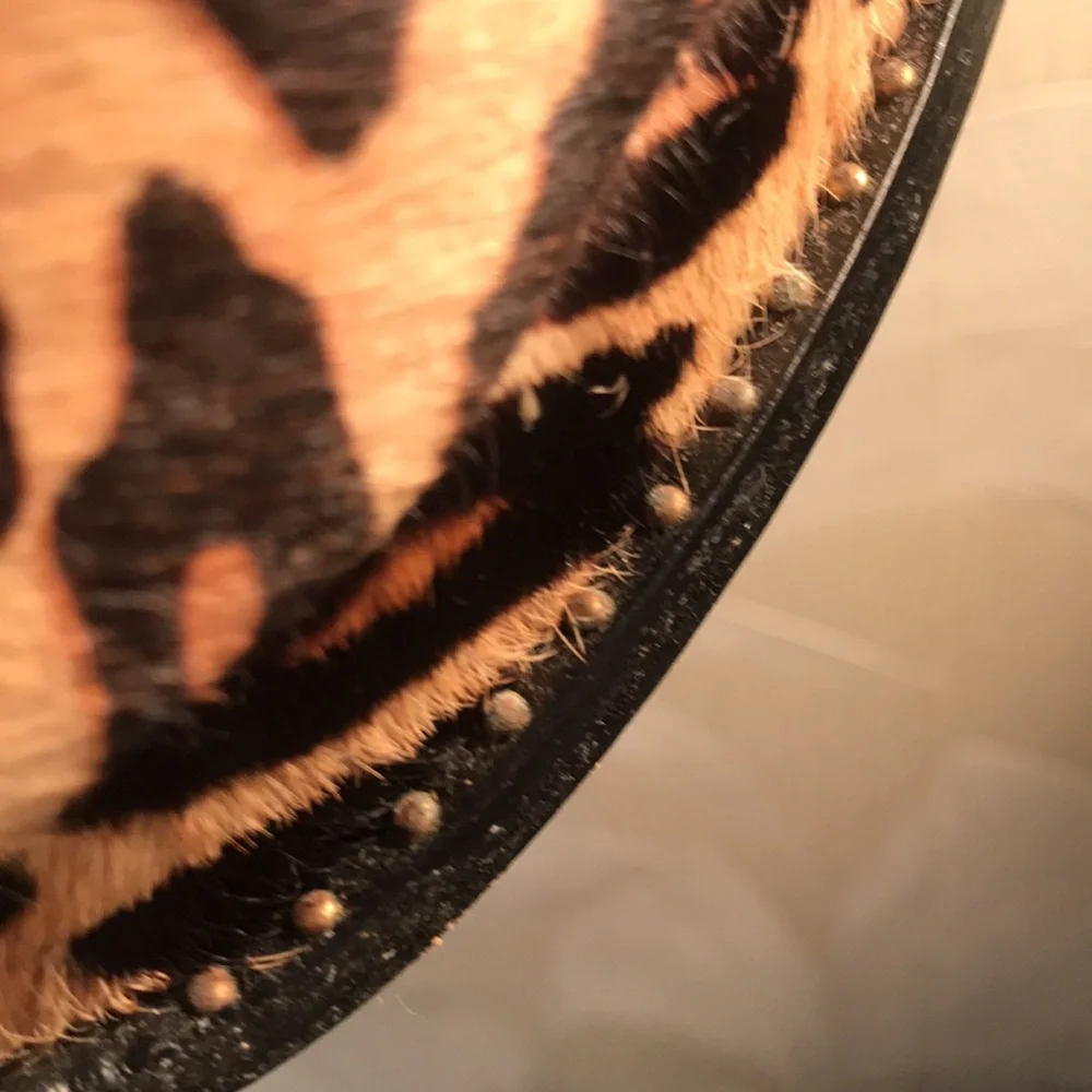DKNY | Platform Wedge Faux Fur Animal Leopard Print Pumps